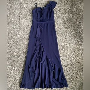 Royal blue sparkle dress